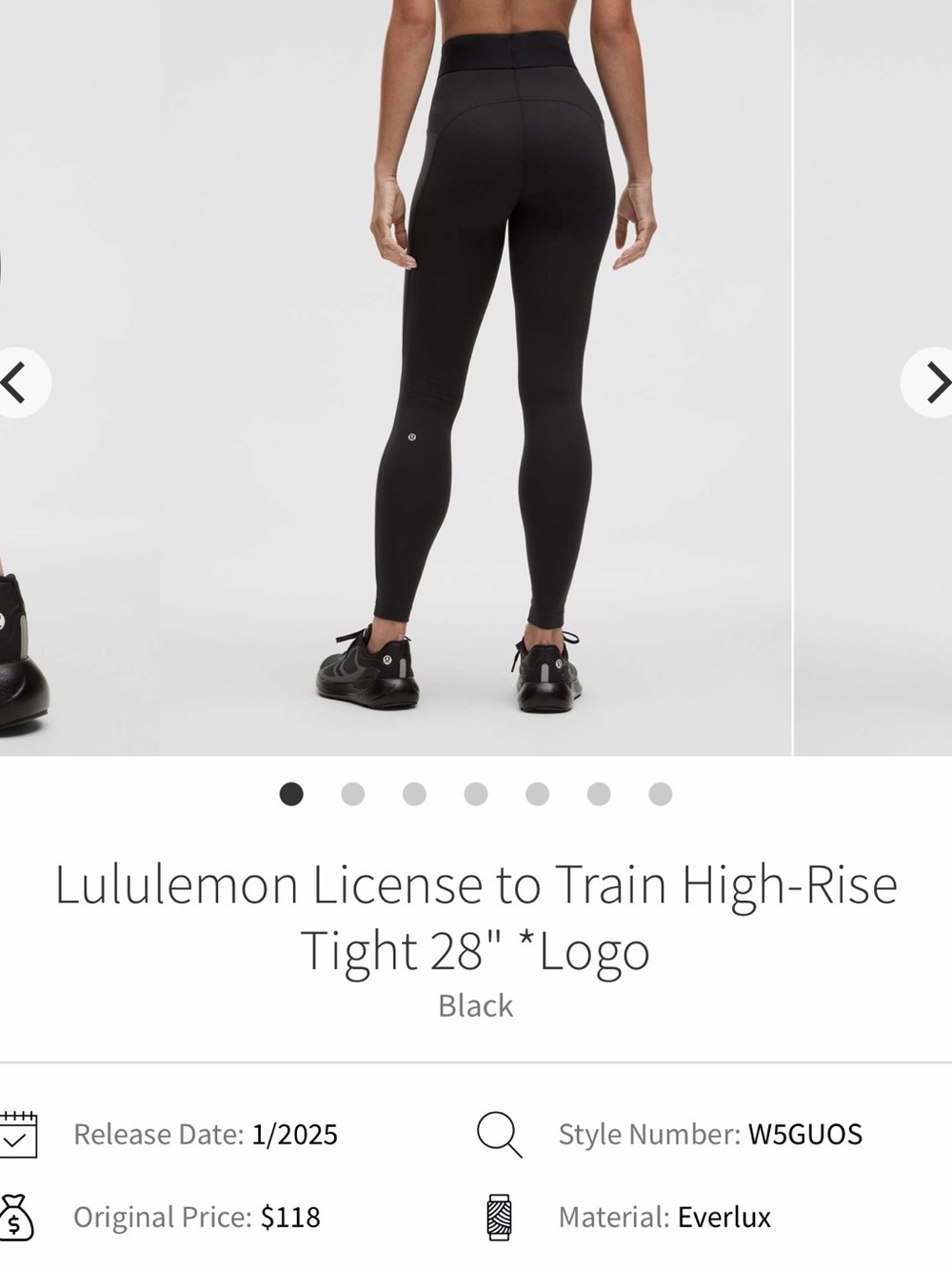 lululemon athletica License to Train High-Rise Leggings - Black